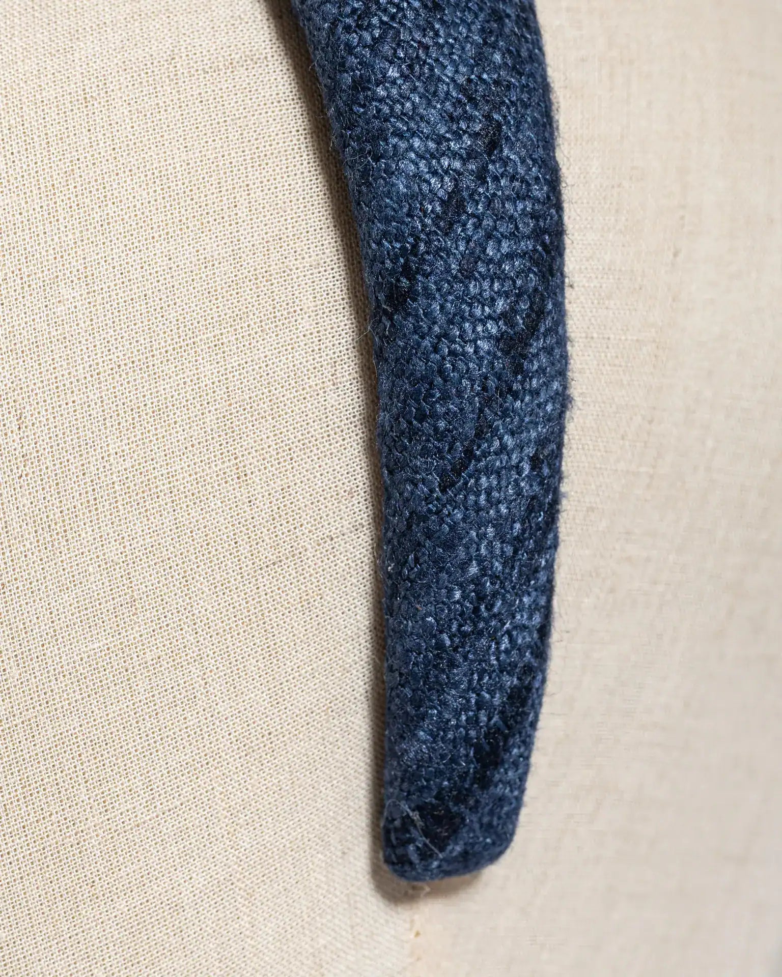 Cerchietto Blu Bouclè Denim