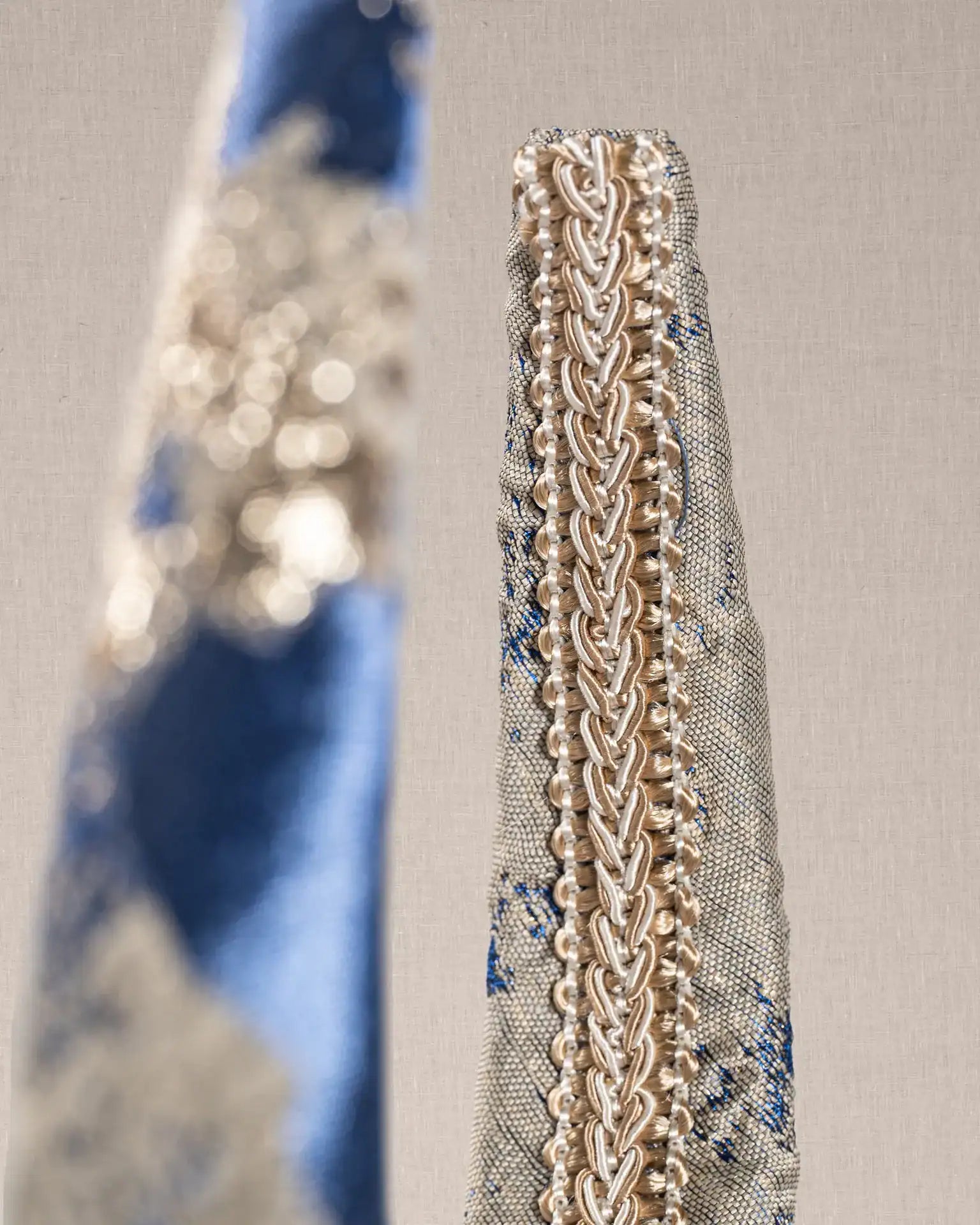 Cerchietto Blu e Oro