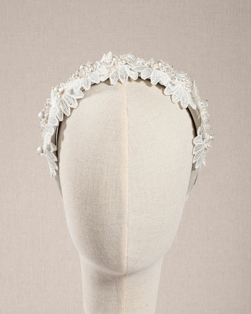 Cerchietto "Fleur Blanche"