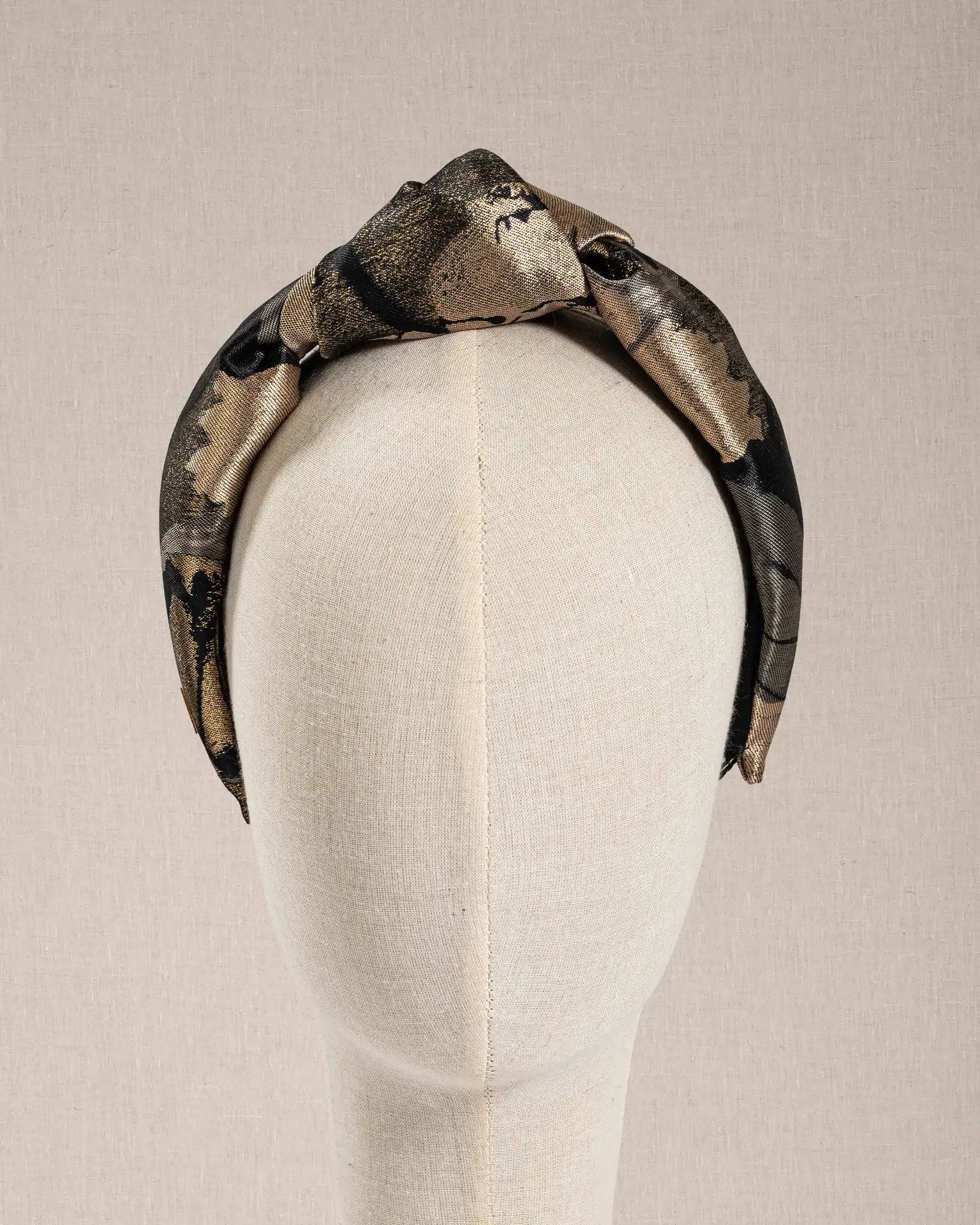 Nodo broccato Oro Grigio