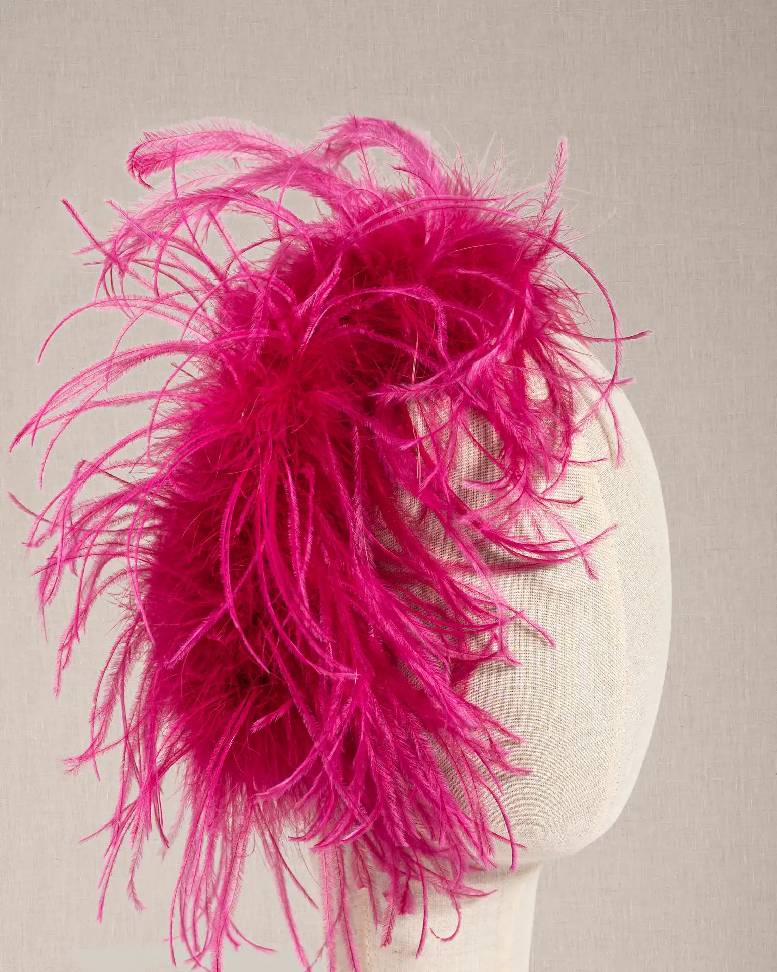 Cerchietto Piume Fuxia