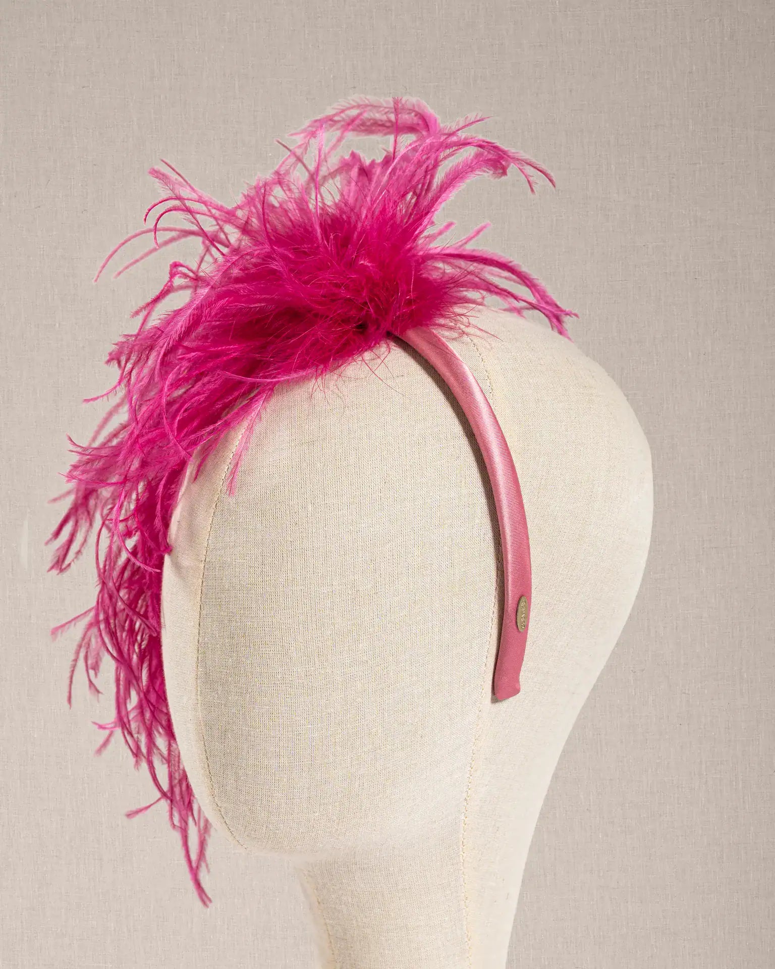 Cerchietto Piume Fuxia