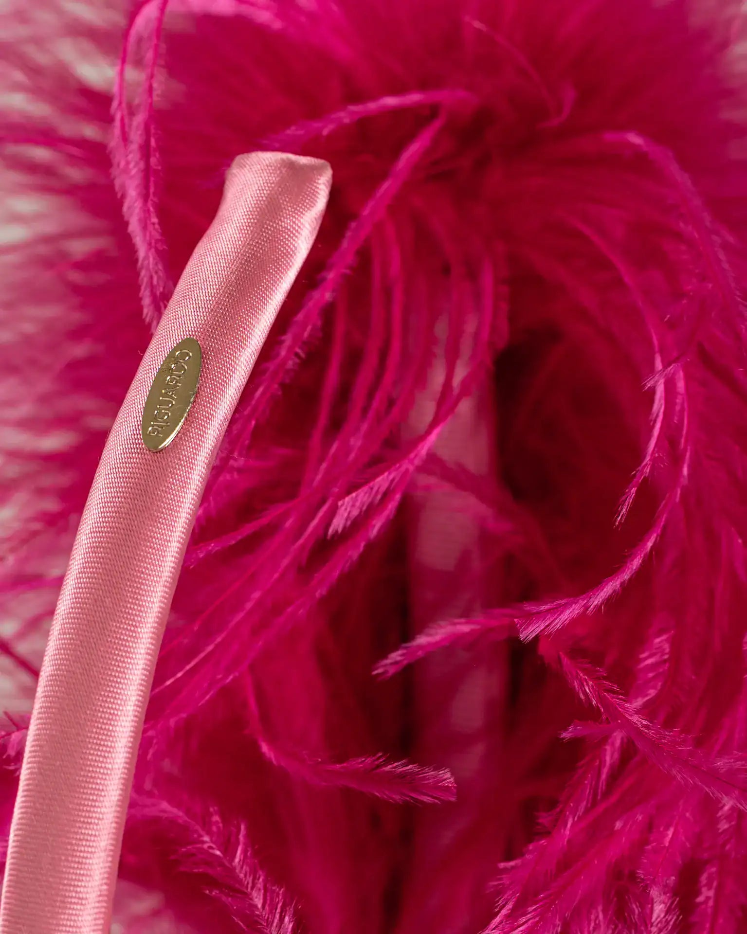 Cerchietto Piume Fuxia