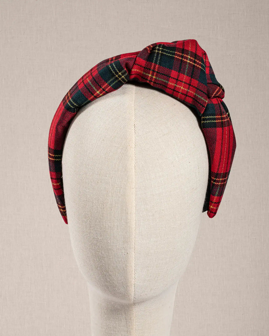Nodo Laterale Luxury Tartan Rosso