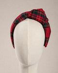 Nodo Laterale Luxury Tartan Rosso