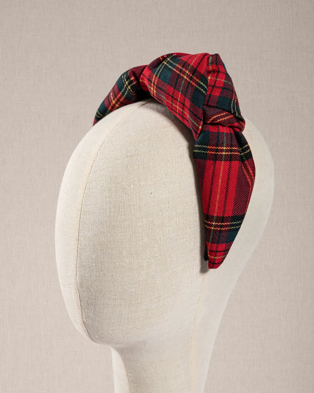 Nodo Laterale Luxury Tartan Rosso
