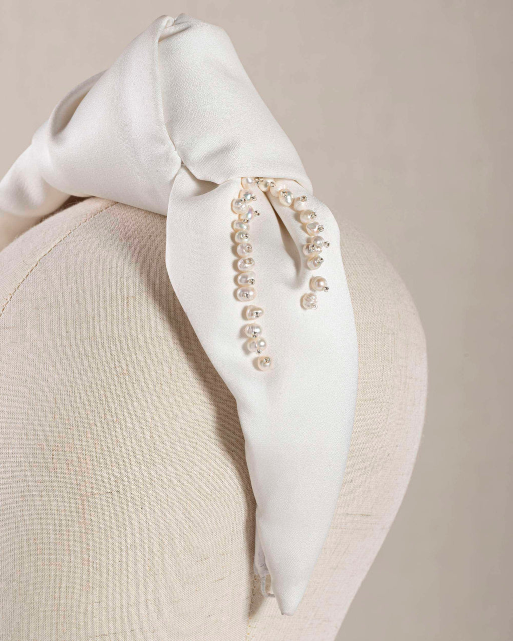 Cerchietto Nodo Sposa Perle